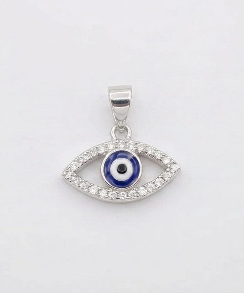PENDANT SILVER/ EYE/ CUBIC ZIRCONIA