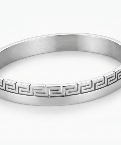 BRACELET STAINLESS STEEL/ MEANDER