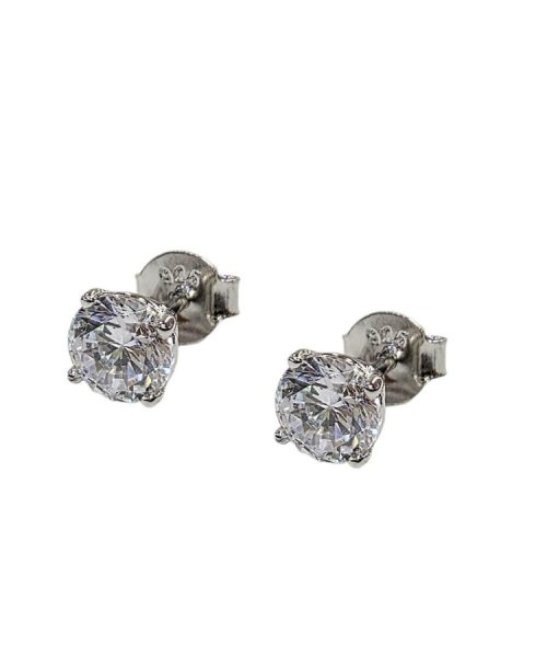 EARRINGS SILVER/ CUBIC ZIRCONIA
