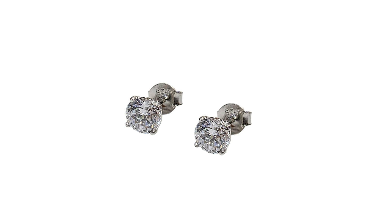 EARRINGS SILVER/ CUBIC ZIRCONIA
