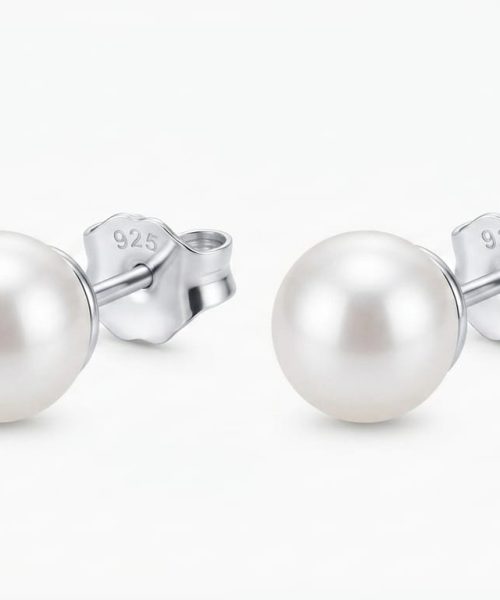 EARRINGS SILVER/ CULTURED PEARL