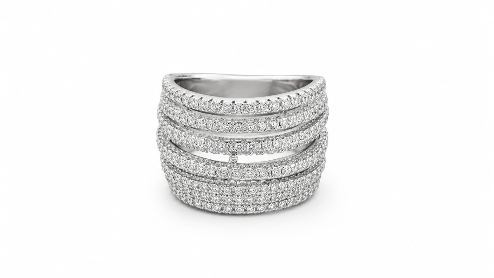 RING SILVER/ CUBIC ZIRCONIA - Image 2