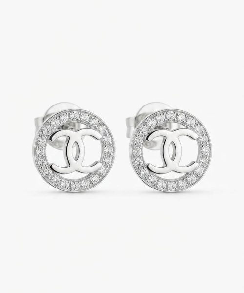EARRINGS SILVER/ CUBIC ZIRCONIA