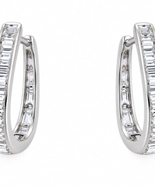 EARRINGS SILVER/ CUBIC ZIRCONIA