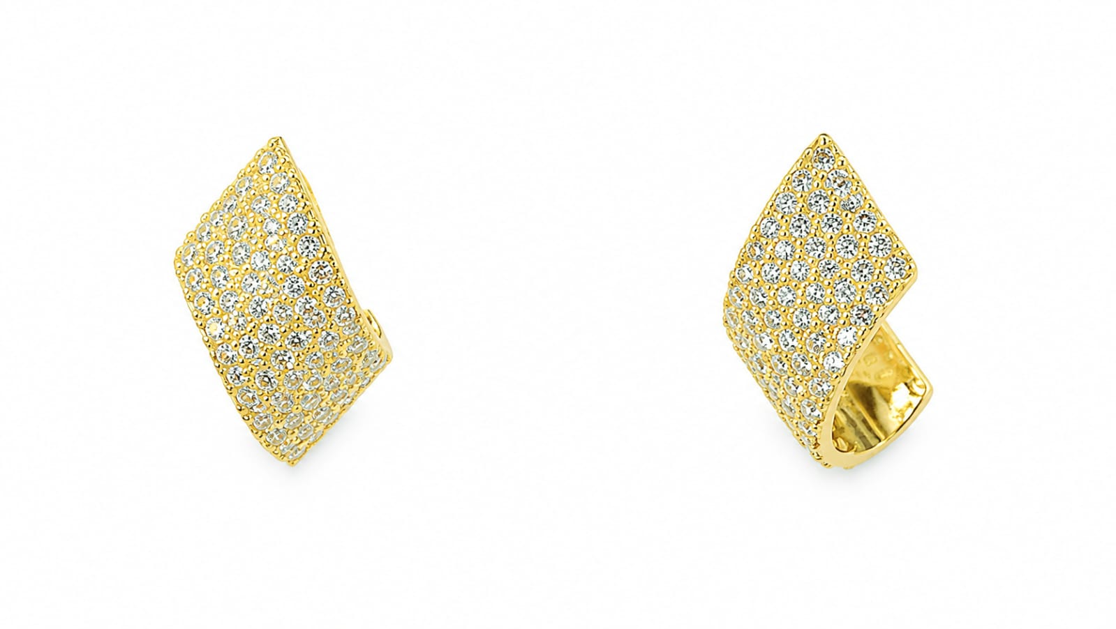 EARRINGS SILVER/ CUBIC ZIRCONIA - Image 2
