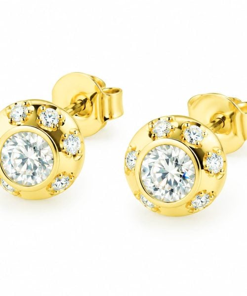 EARRINGS SILVER/ CUBIC ZIRCONIA