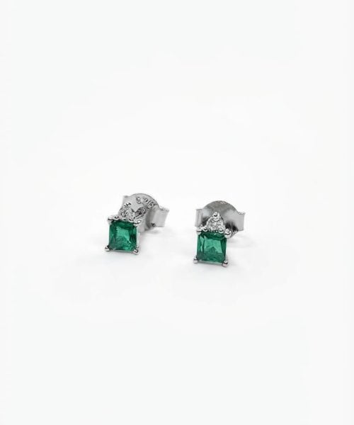 EARRINGS SILVER/ CUBIC ZIRCONIA