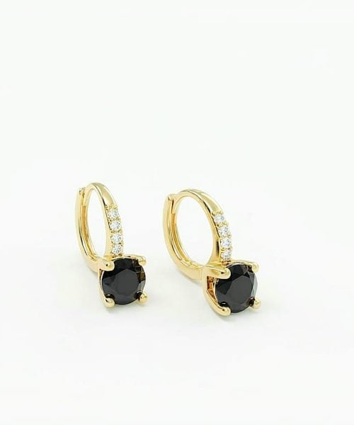 EARRINGS SILVER/ CUBIC ZIRCONIA