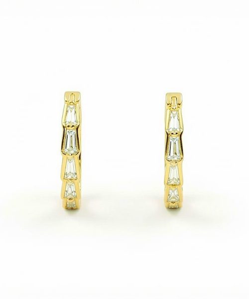 EARRINGS SILVER/ CUBIC ZIRCONIA