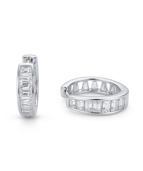 EARRINGS SILVER/ CUBIC ZIRCONIA