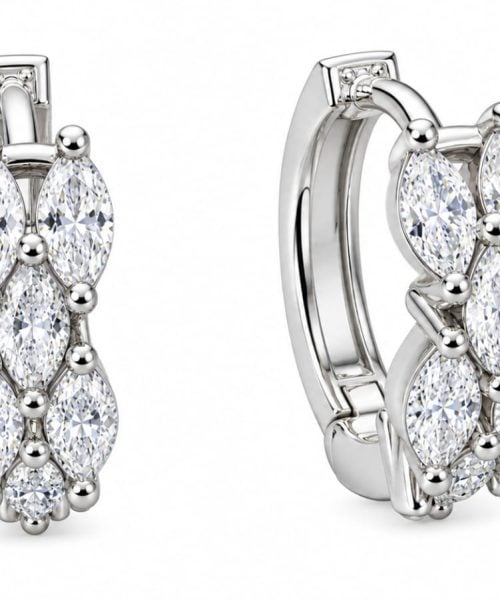 EARRINGS SILVER/ CUBIC ZIRCONIA